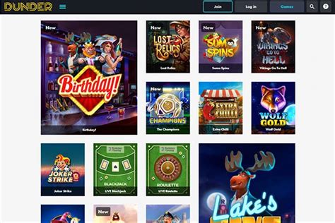 dunder online casino|Games .
